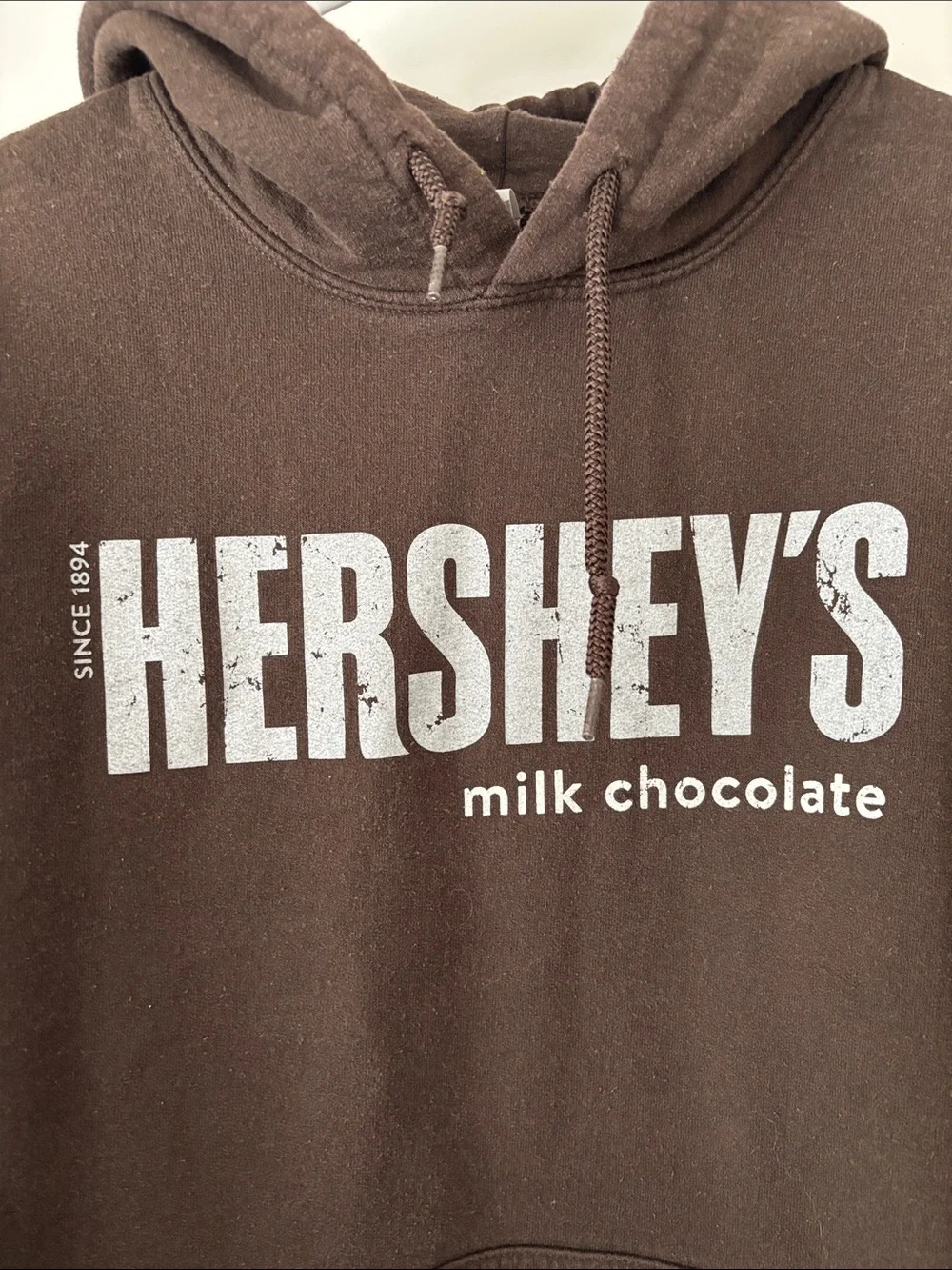 Hershey Park Brown logo hooded sweatshirt HERSHEY'S milk chocolate medium